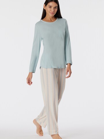 Pyjama ' Comfort Nightwear ' SCHIESSER en bleu