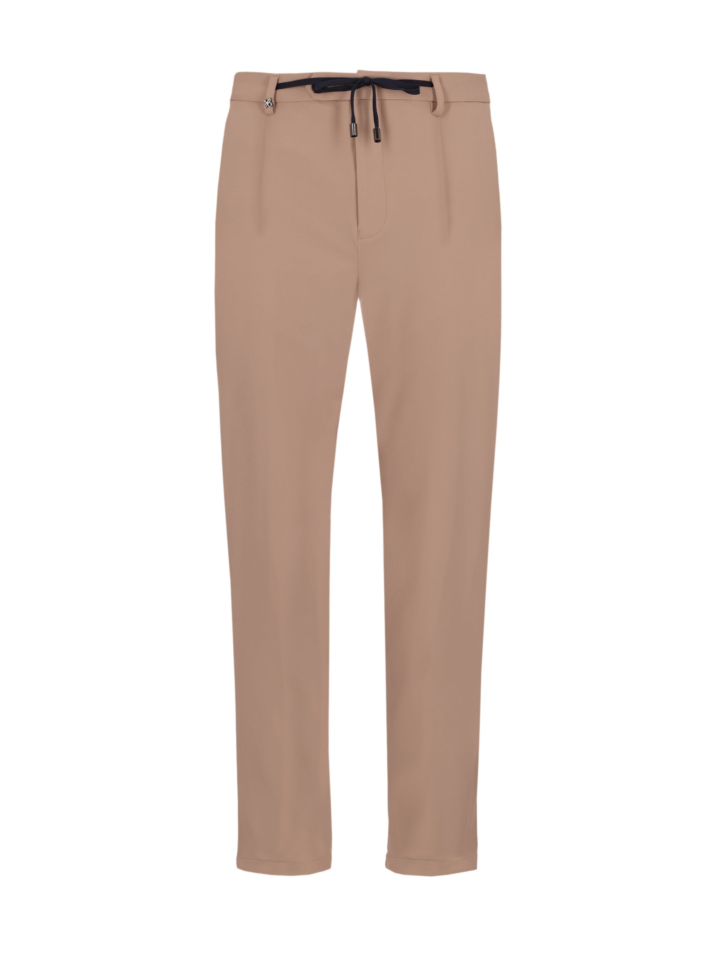 Distretto12 Tapered Pantalon 'Rio H.P.' in Beige: voorkant