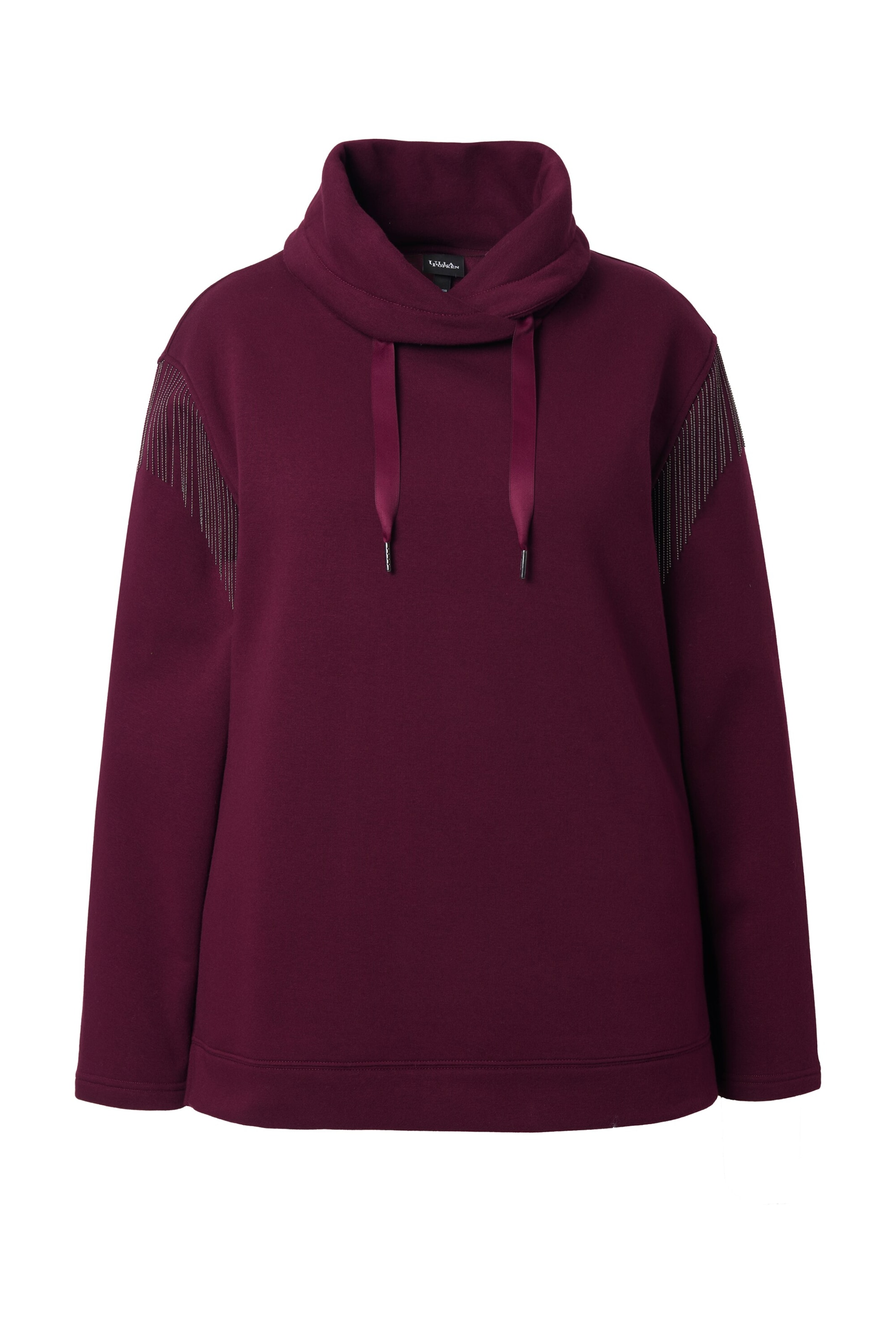 Ulla Popken Sweatshirt in Rood: voorkant