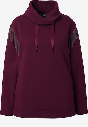 Ulla Popken Sweatshirt in Red: front