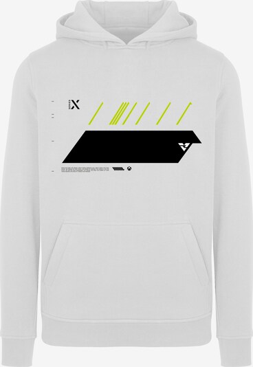 ABOUT YOU x XBOX Sweatshirt 'X Future' in schilf / schwarz / weiß, Produktansicht