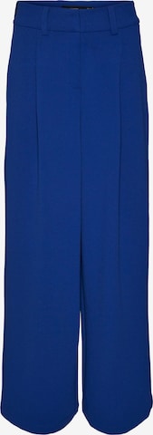 VERO MODA Pleat-Front Pants 'Gigi' in Blue: front