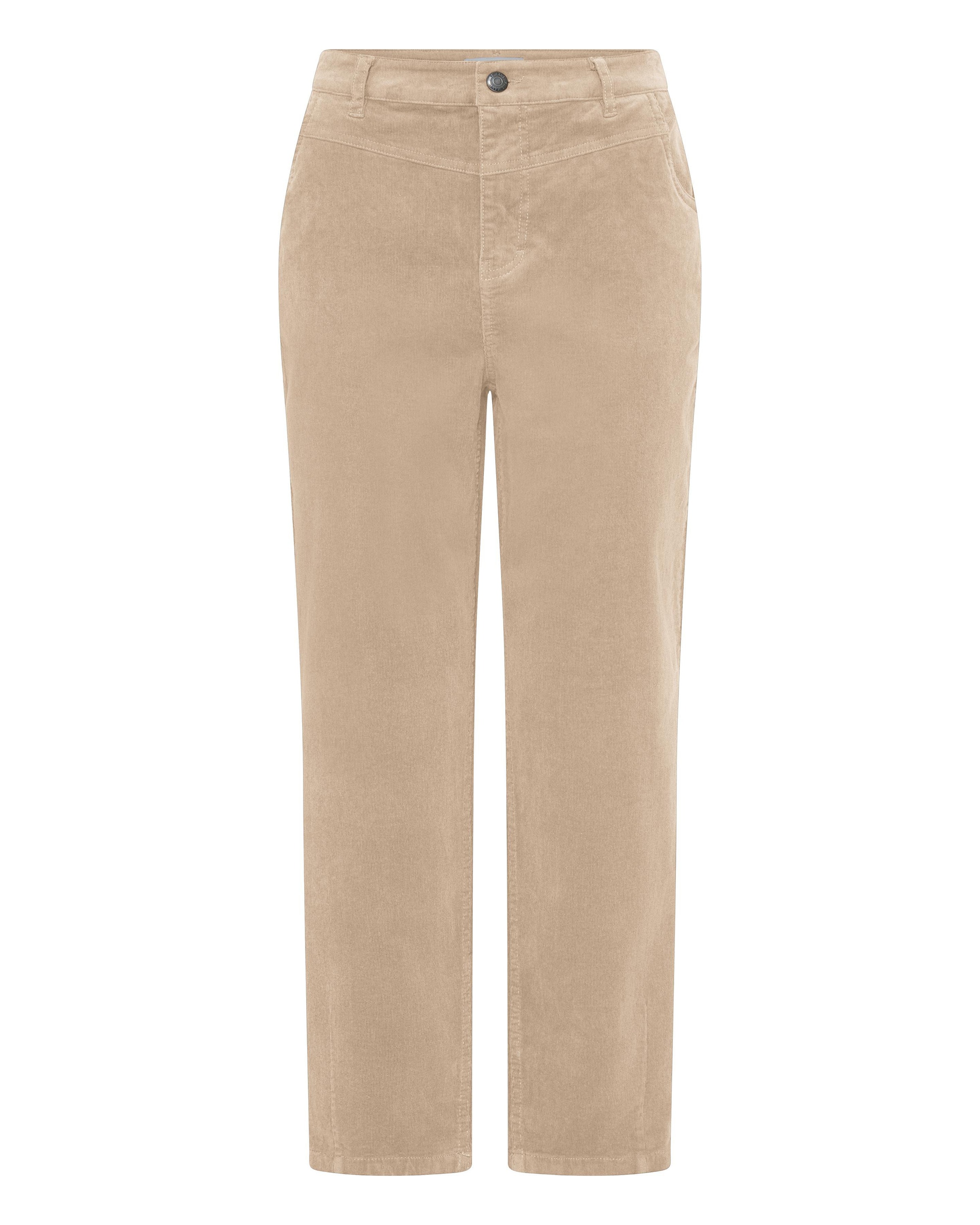 Effilé Pantalon Pulz en beige : devant