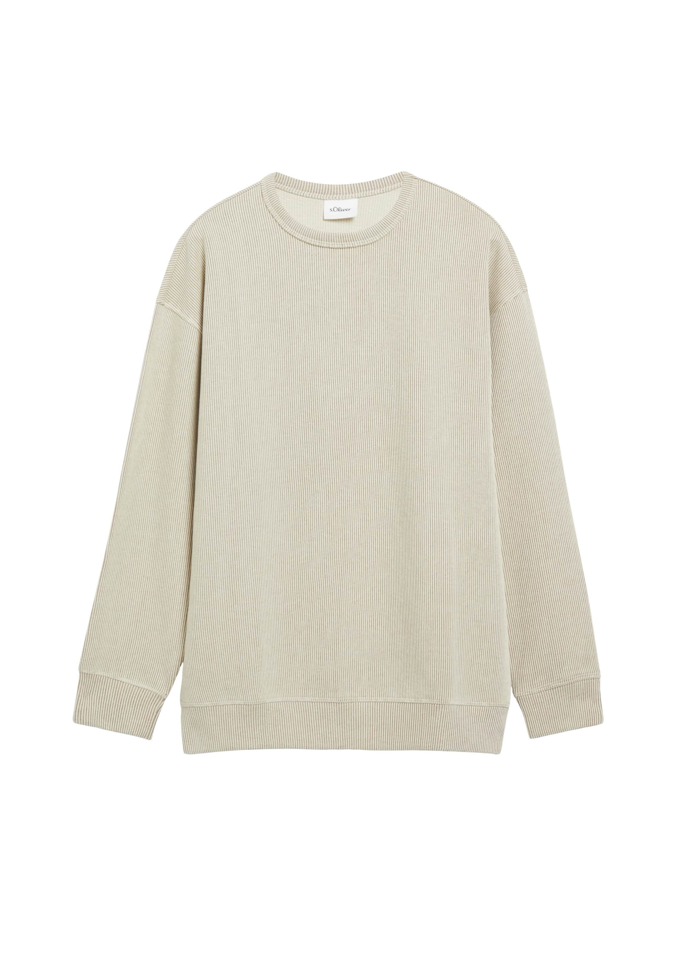 s.Oliver Sweatshirt in Beige: front