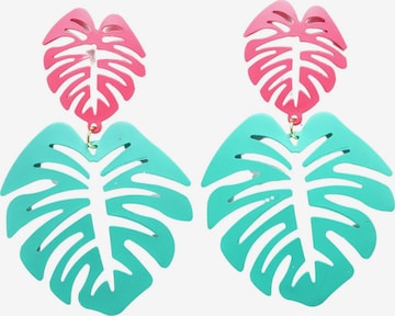 Boucles d'oreilles 'Frejata' AVANT-GARDE PARIS en vert : devant