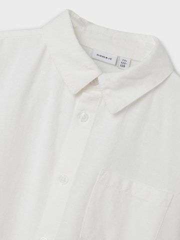 NAME IT Regular fit Button Up Shirt 'Faher' in White