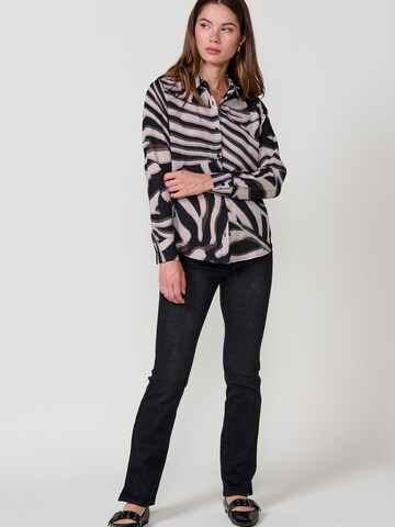 KOROSHI Bluse in Schwarz