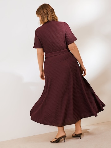 Friends Like These - Vestido camisero en rojo