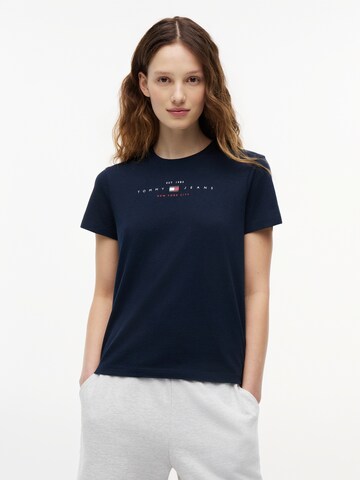 Tommy Jeans Tričko – modrá: přední strana