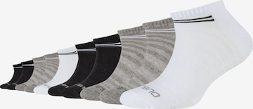 camano Socks in Grey: front