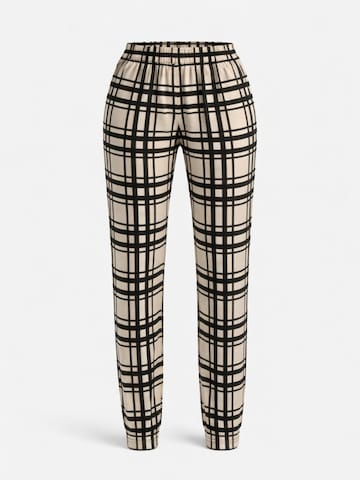 LEAFLETIC Pajama Pants in Beige: front