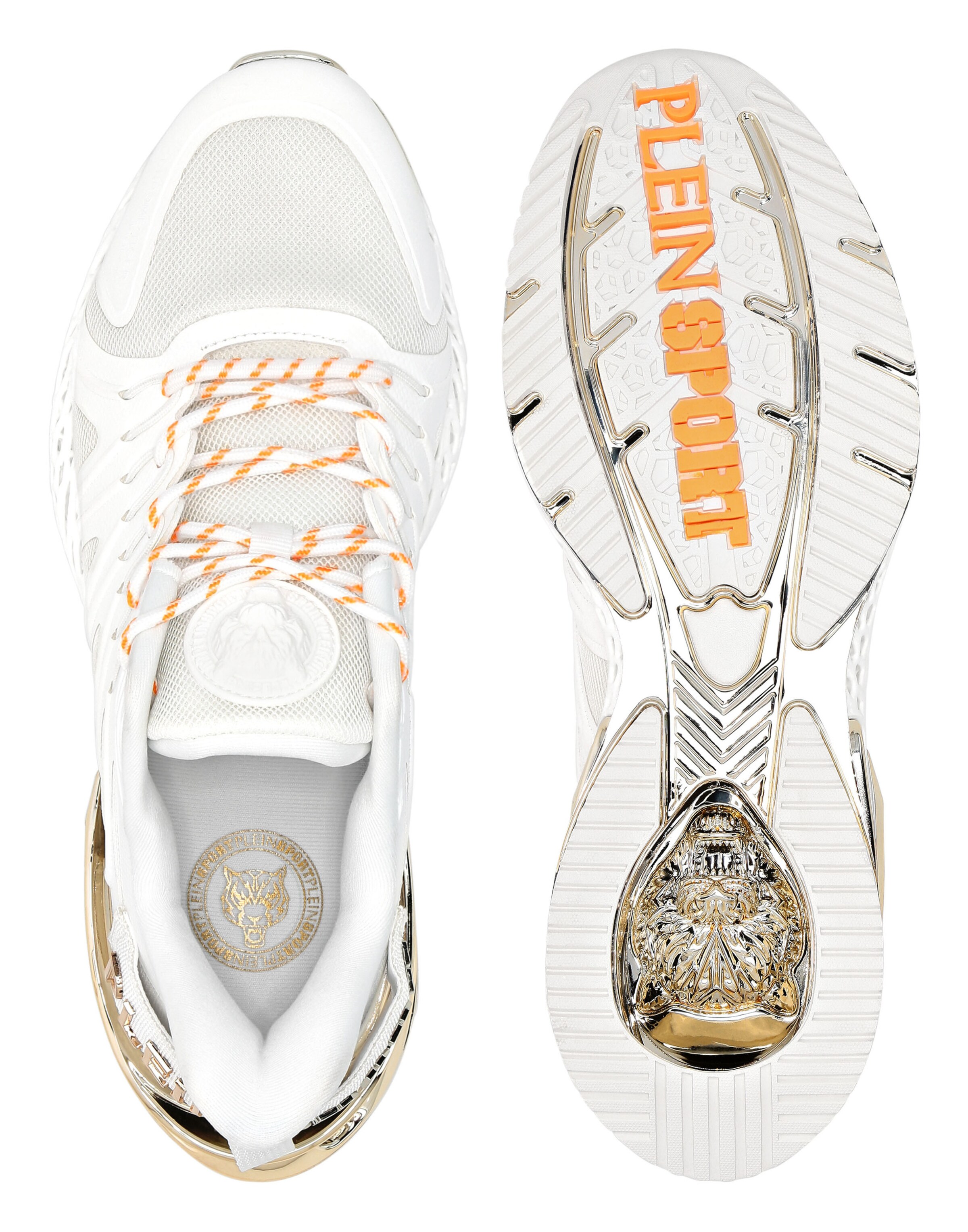 Baskets basses 'Chrome Tiger Gen.X.-02 ' Plein Sport en blanc