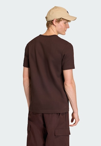 ADIDAS ORIGINALS Shirt 'Trefoil Essentials' in Brown