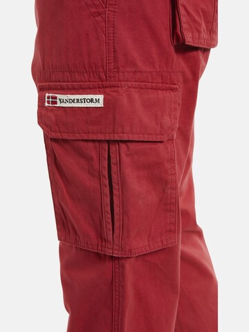 Jan Vanderstorm Loose fit Cargo Pants ' Steen ' in Red