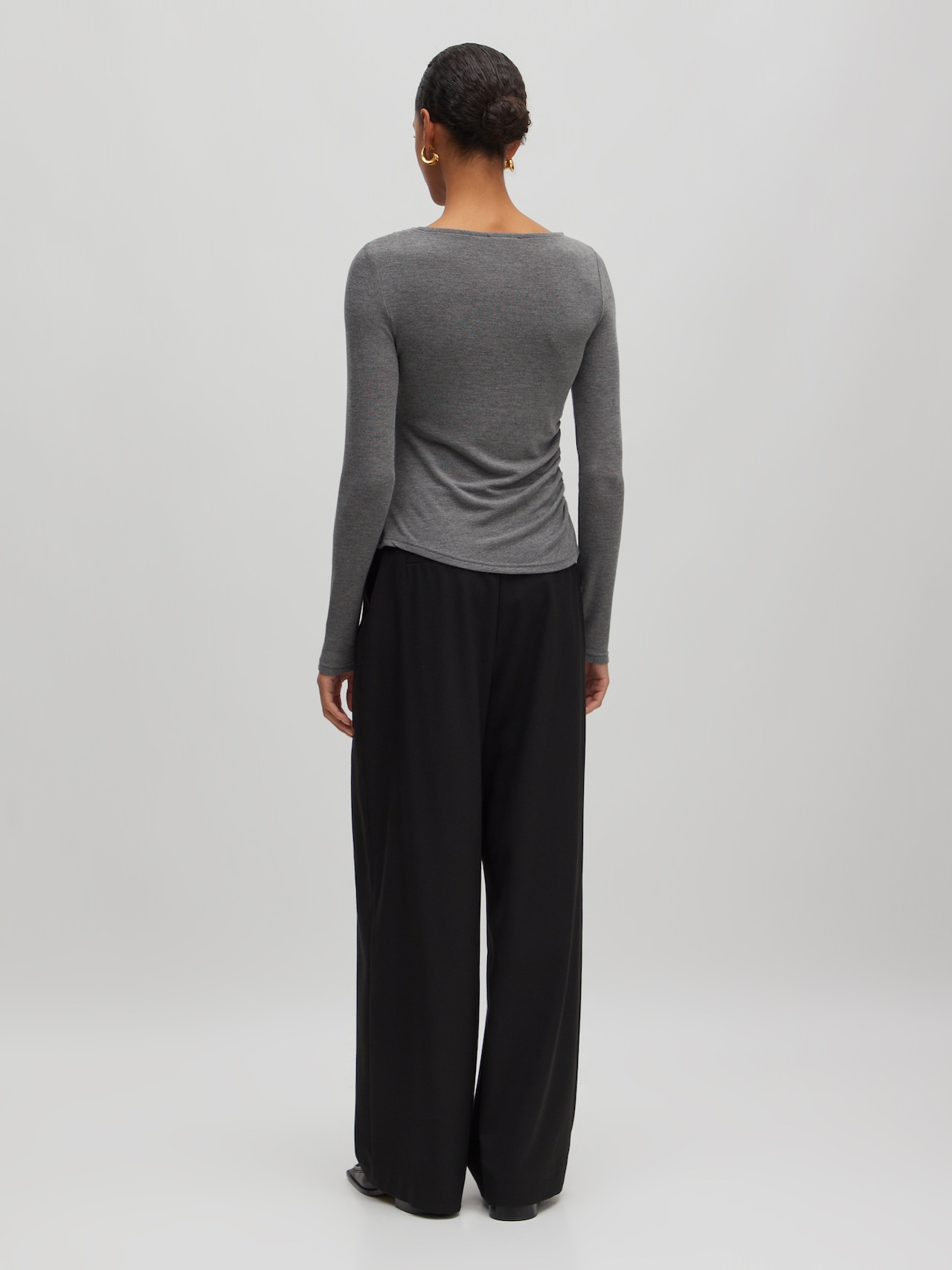 EDITED Produkte Shirt 'Karter' grau