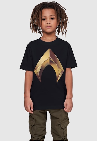 ABSOLUTE CULT Shirt 'Aquaman' in Zwart: voorkant