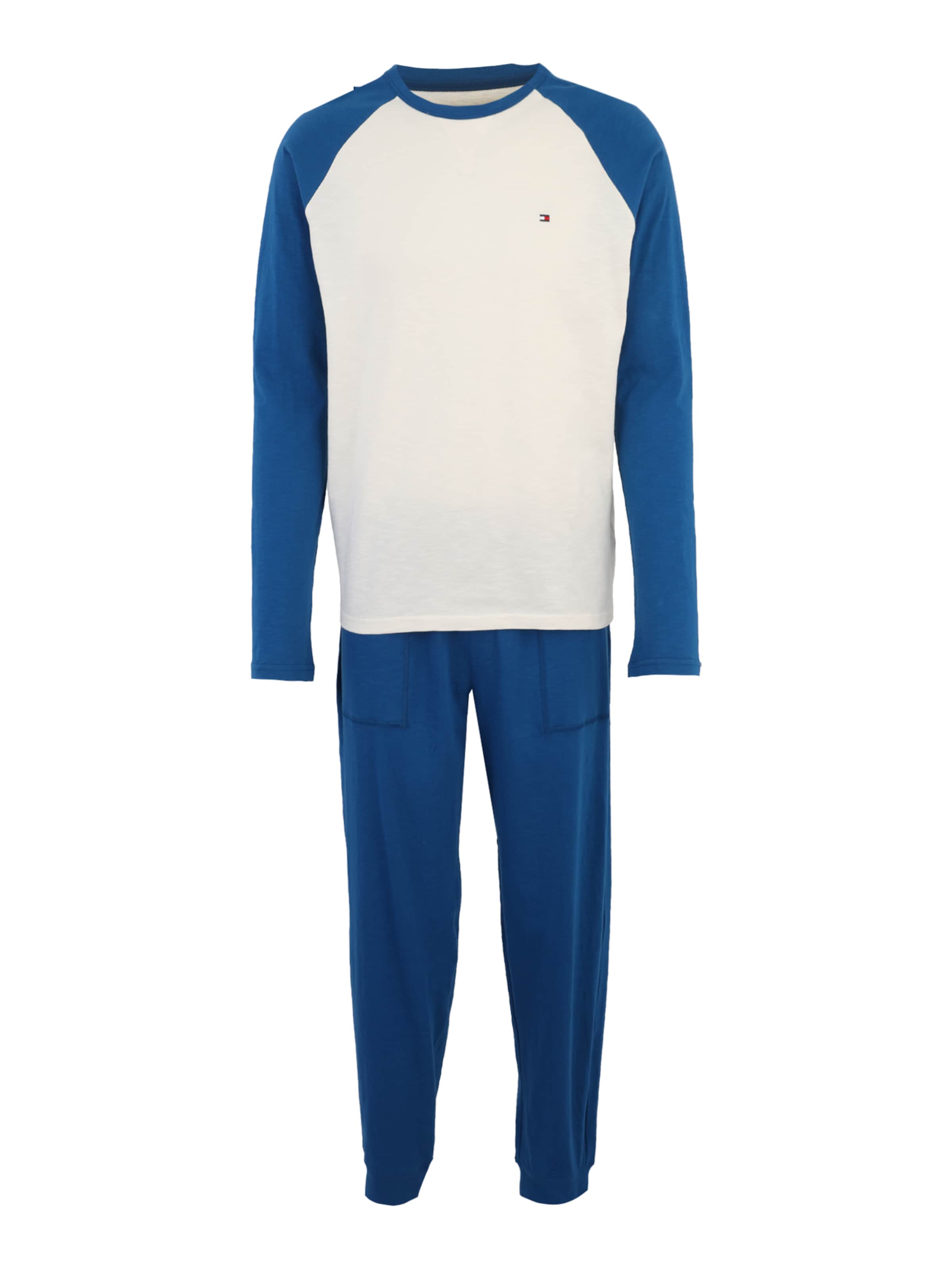 Tommy Hilfiger Underwear Πιτζάμα μακριά σε μπλε: μπροστά