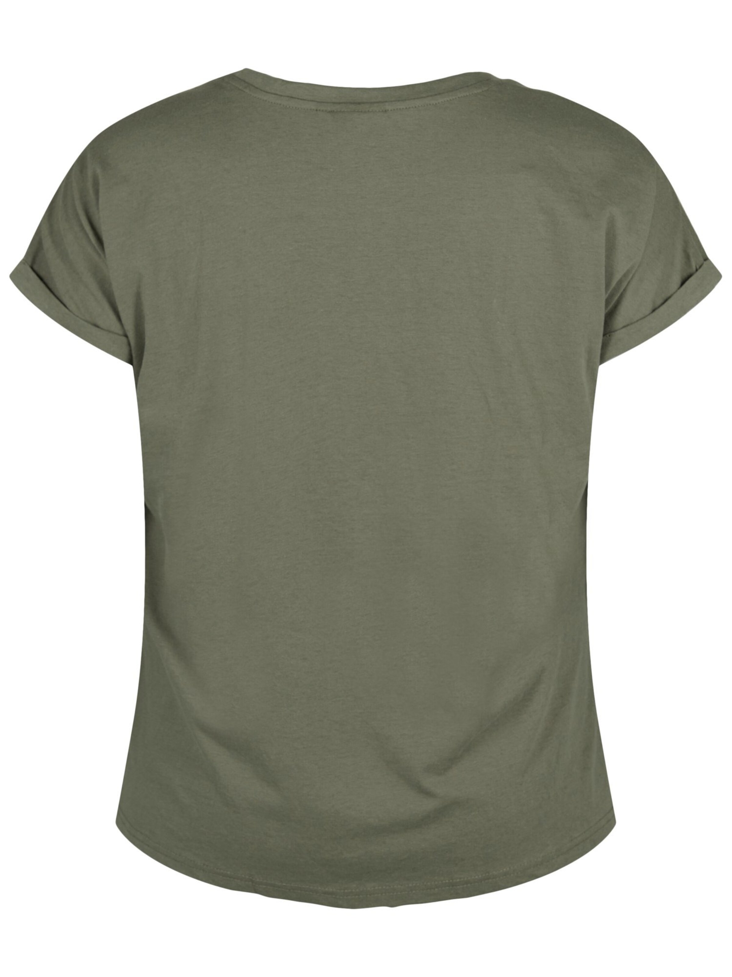 Zizzi Koszulka 'KATJA' w kolorze zielony