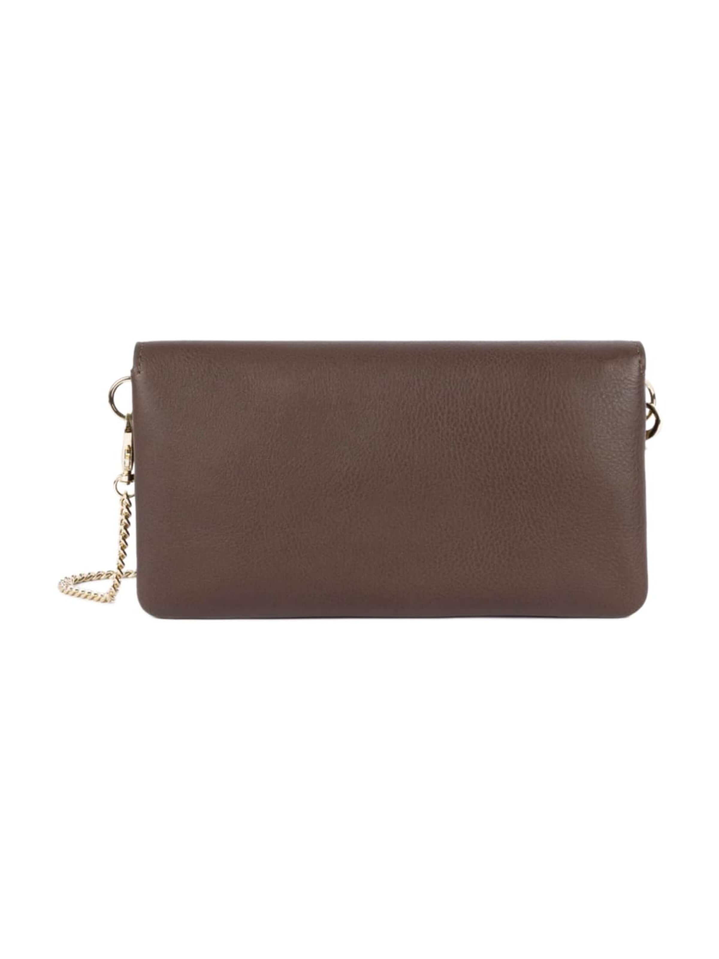 Sac bandoulière 'Lancaster Paris Pochette A rabat avec pression S Mademoiselle Grace Marron' LANCASTER Paris en marron