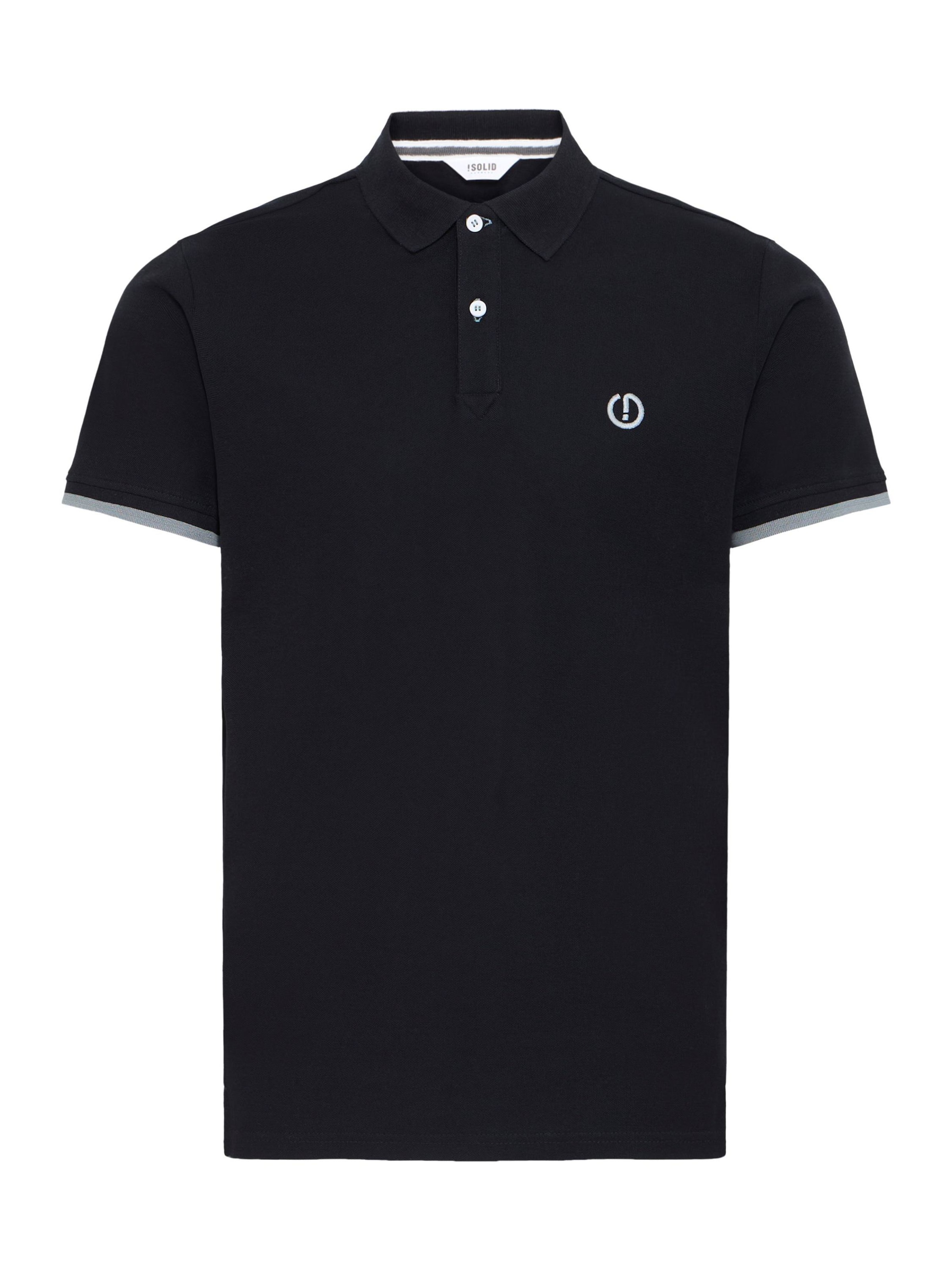 T-Shirt 'Benjamin' !Solid en noir : devant