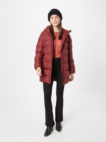 LEVI'S ® Overgangsjakke 'Hooded Midi' i rød