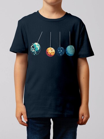 T-Shirt 'Weltraumforscher' watabout.kids en bleu : devant