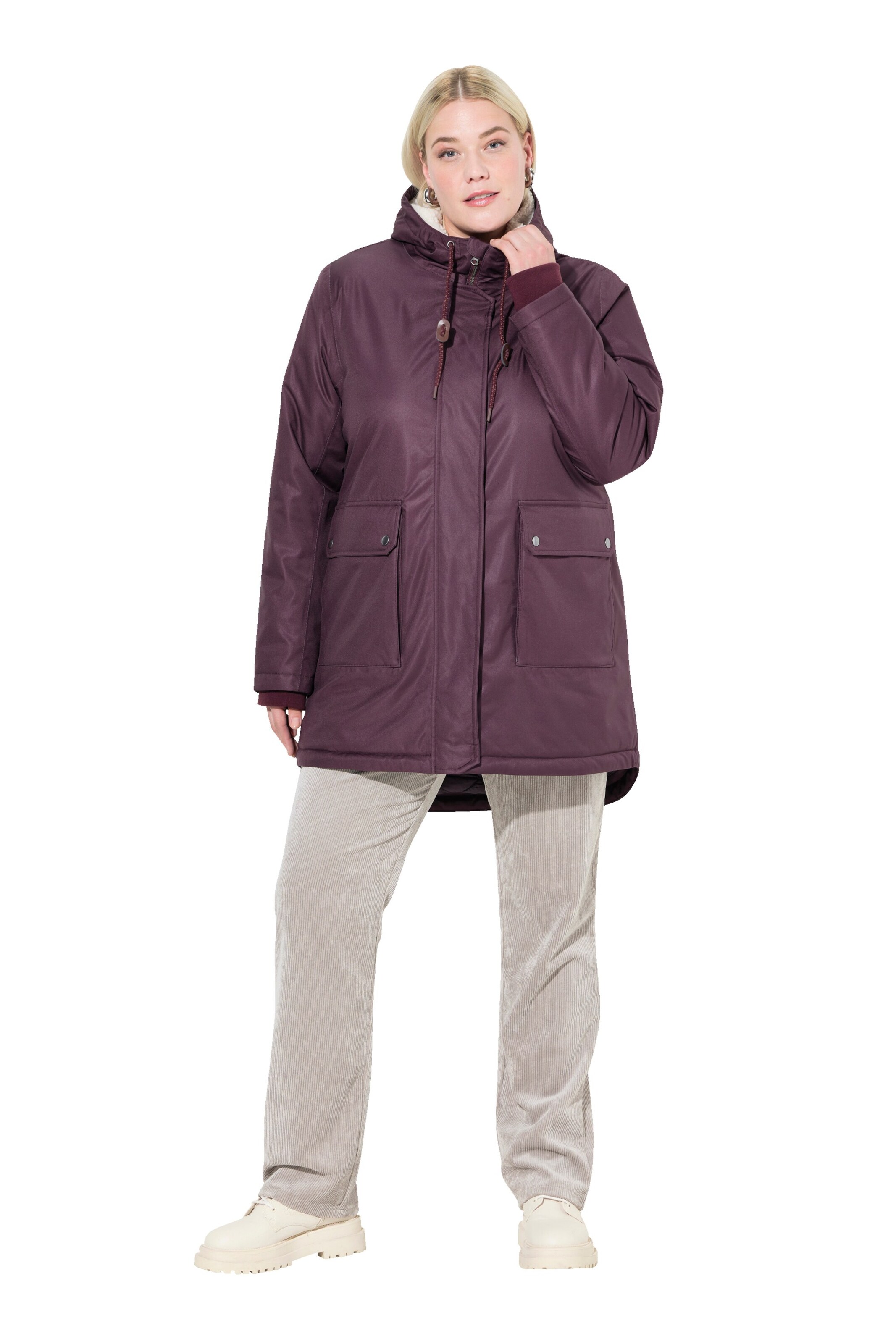 Ulla Popken Funktionsjacke in Rot