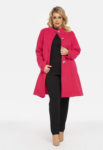 Manteau mi-saison 'Tipol' Karko en rose