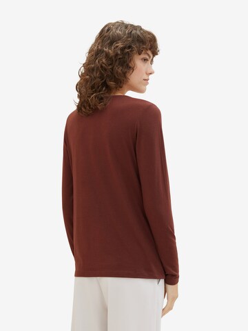 T-shirt TOM TAILOR en marron