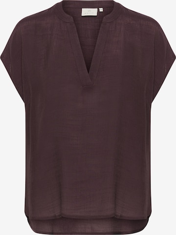 Kaffe Blouse in Bruin: voorkant