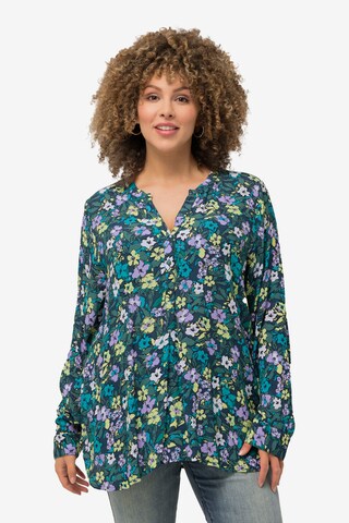 Camicia da donna di Ulla Popken in verde: frontale