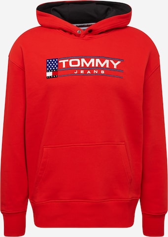 Tommy Jeans Sweatshirt 'Modern Sport' in Rot: Vorderseite