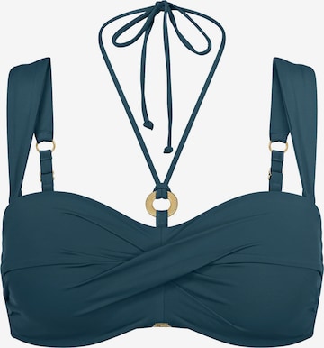 TRIUMPH Bustier-Bikini-Top ' Summer Twist ' in Blau: Vorderseite