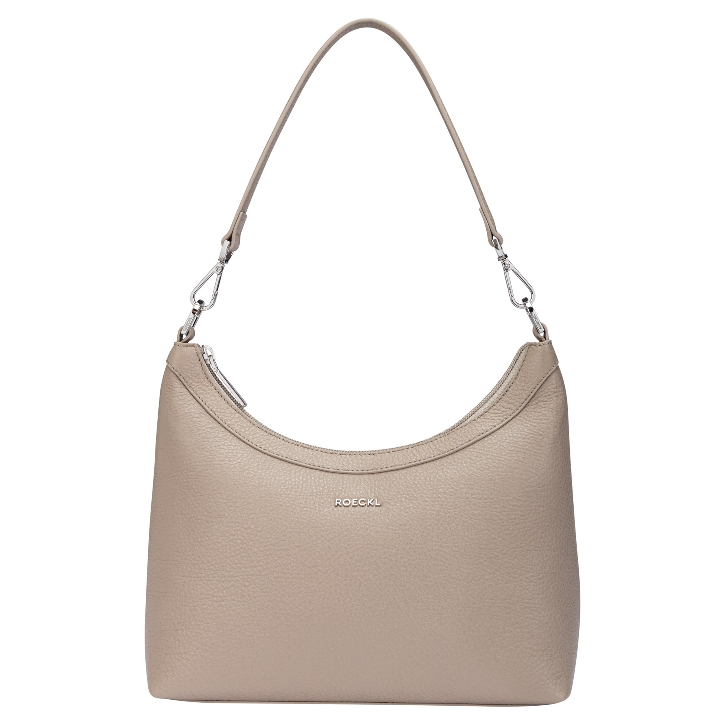 Roeckl Shoulder Bag 'DIANA GRAINED UMHÄNGETASCHE SMALL' in Beige: front