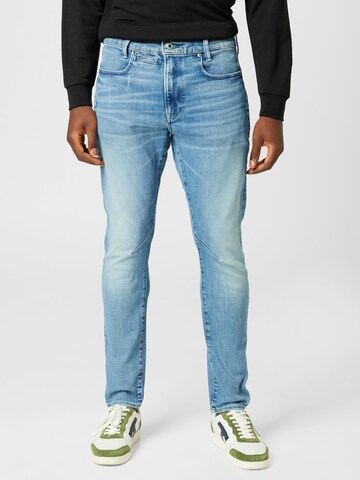 G-Star RAW - Slimfit Calças de ganga 'D-Staq' em azul: frente