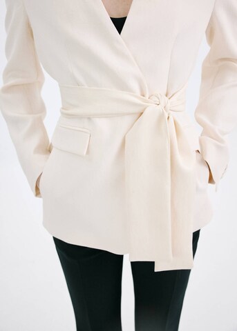 MANGO Blazer 'Newyork' in Beige