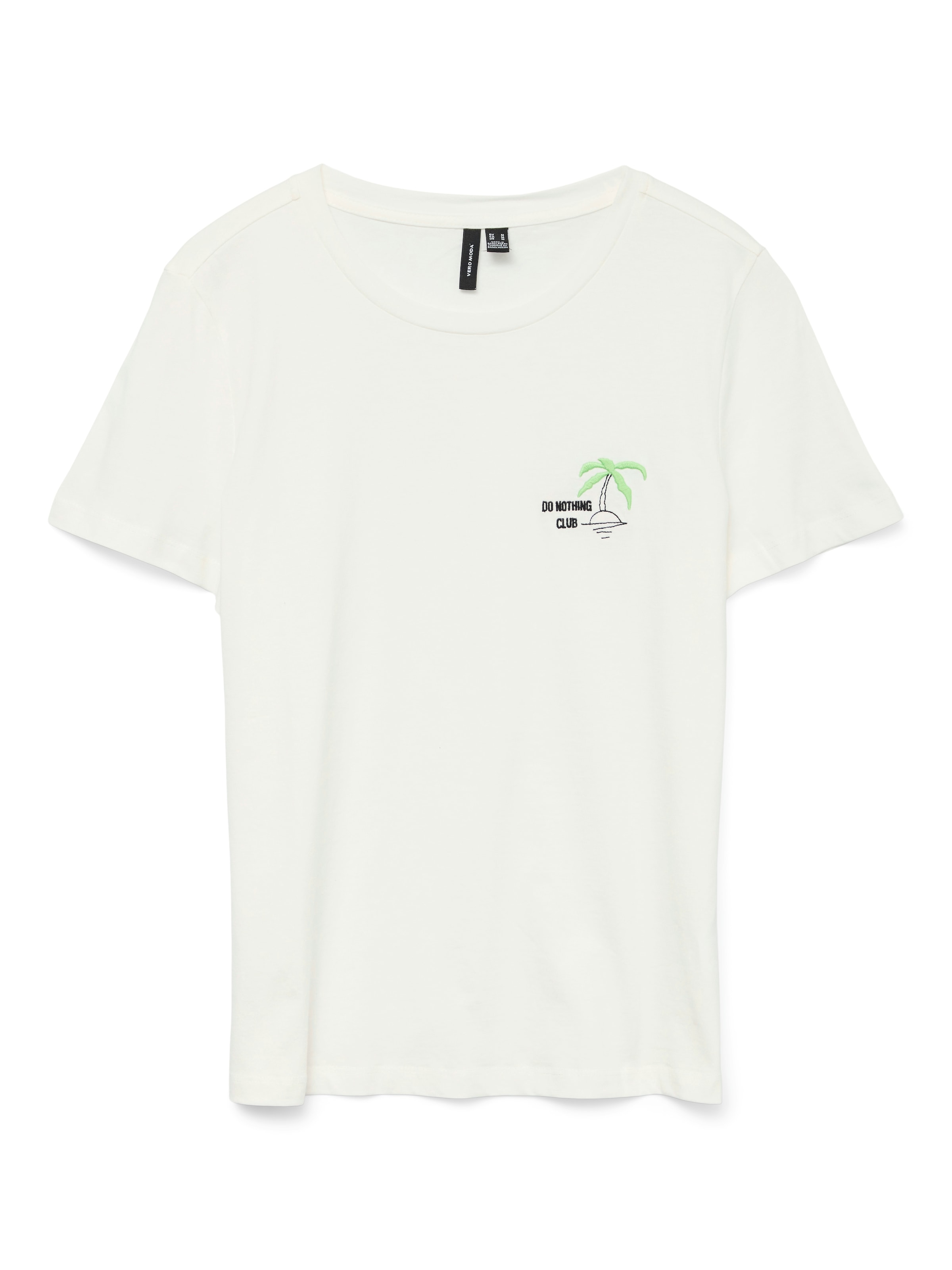 balts VERO MODA T-Krekls: no priekšpuses