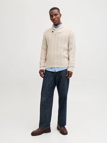 JACK & JONES Pullover 'JPRBLUSEAN' i beige