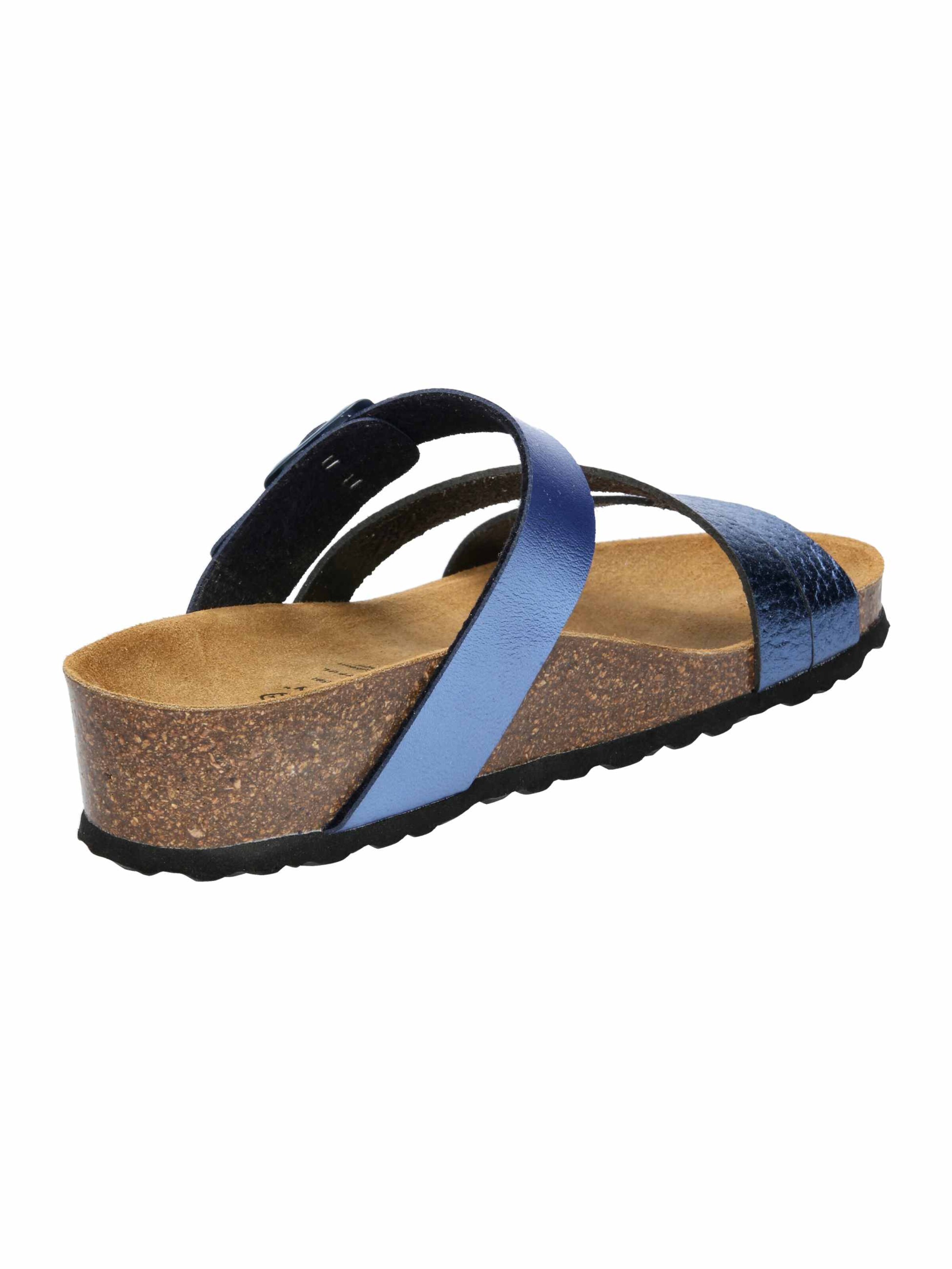 LICO Pantolette 'Natural Glitter' in Blau