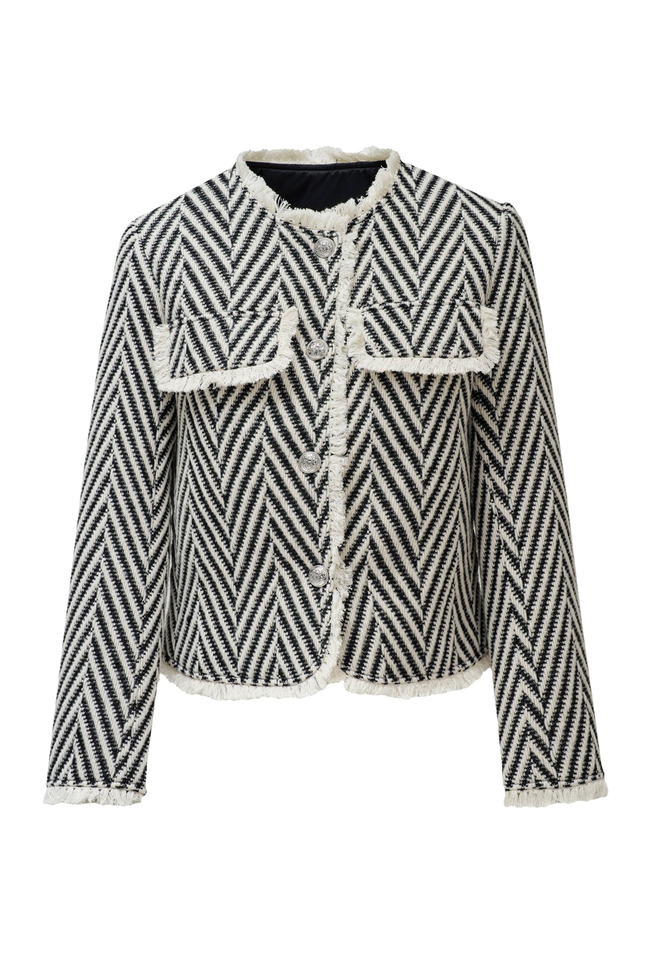 Salsa Jeans Winterjas in Zwart: voorkant