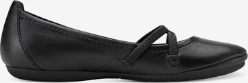 TAMARIS Ballet Flats with Strap in Black