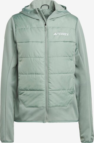 ADIDAS TERREX Outdoorjas in Groen: voorkant