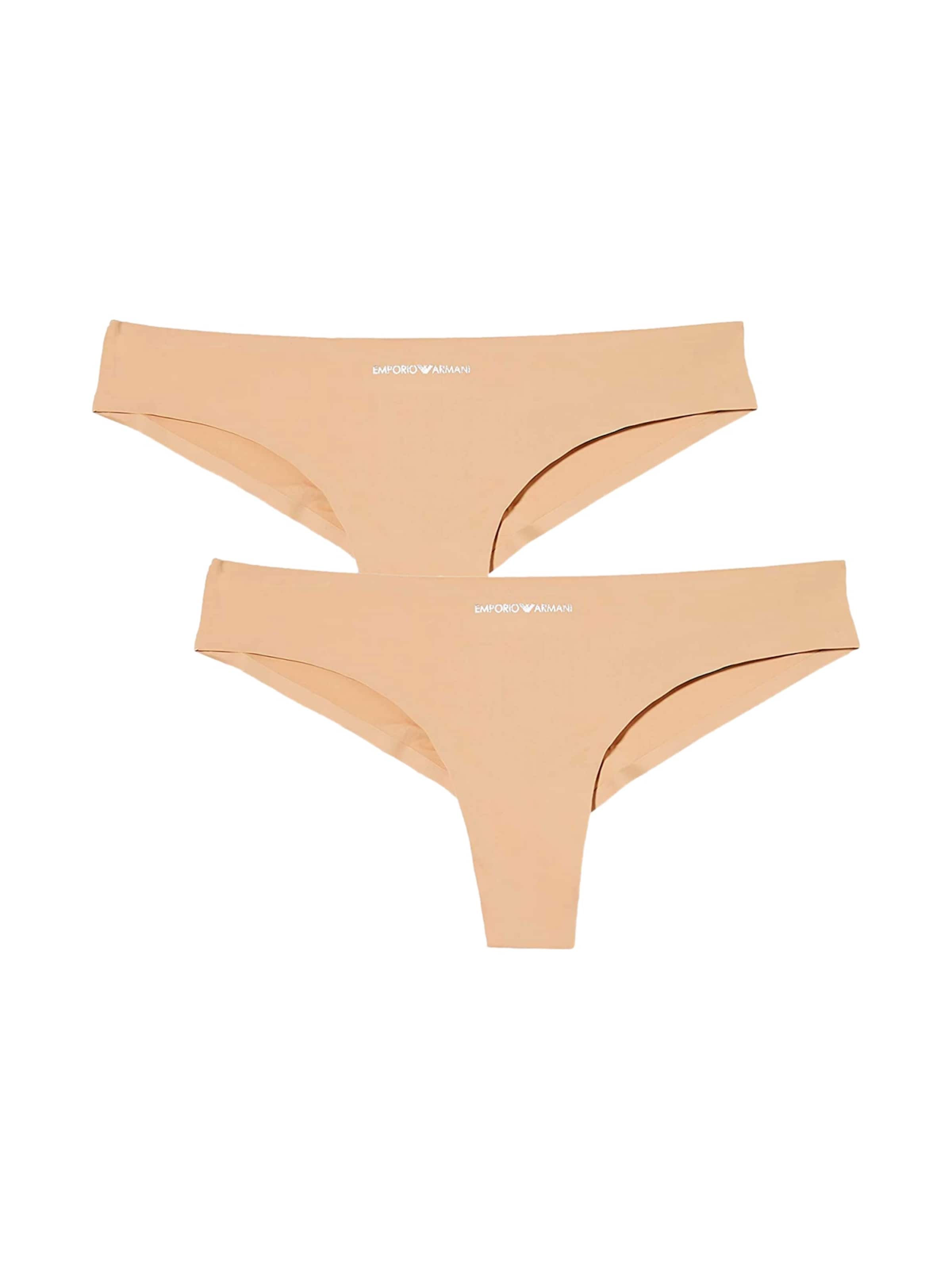 Emporio Armani String i beige: forside