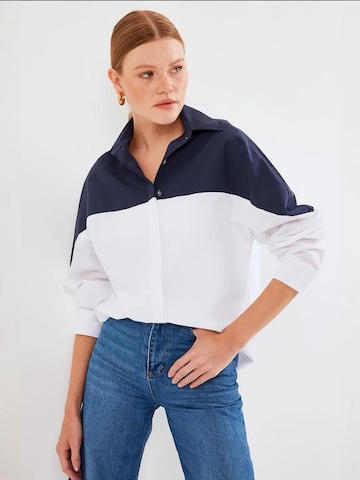 Camicia da donna di Bigdart in blu: frontale