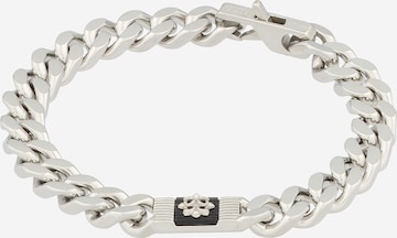 GUESS - Pulsera 'REBEL TAG' en plata: frente