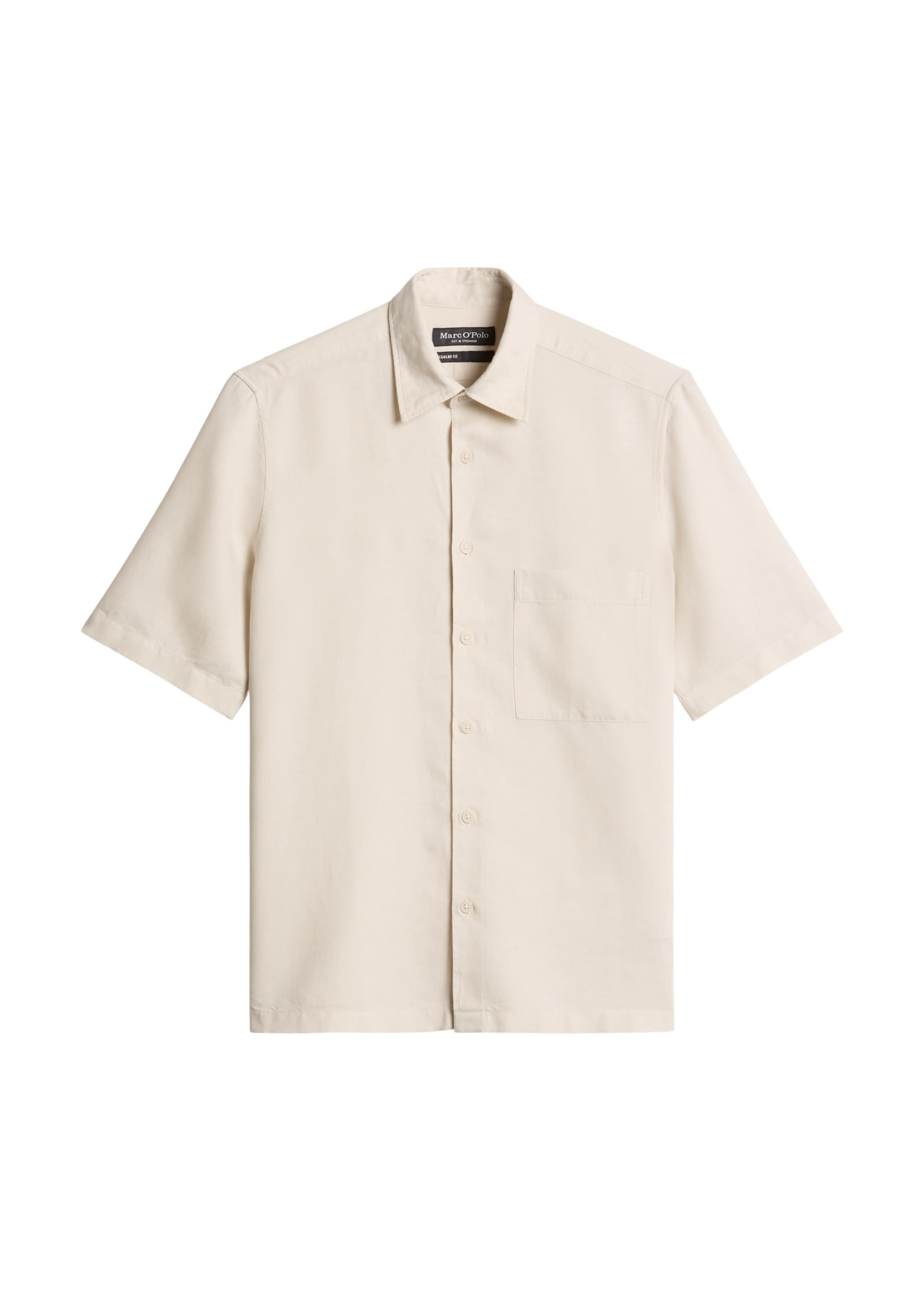 Marc O'Polo Button Up Shirt in Grey: front