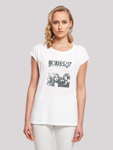 F4NT4STIC T-Shirt 'The Pink Floyd Julia Dream Summer' in Weiß: Vorderseite