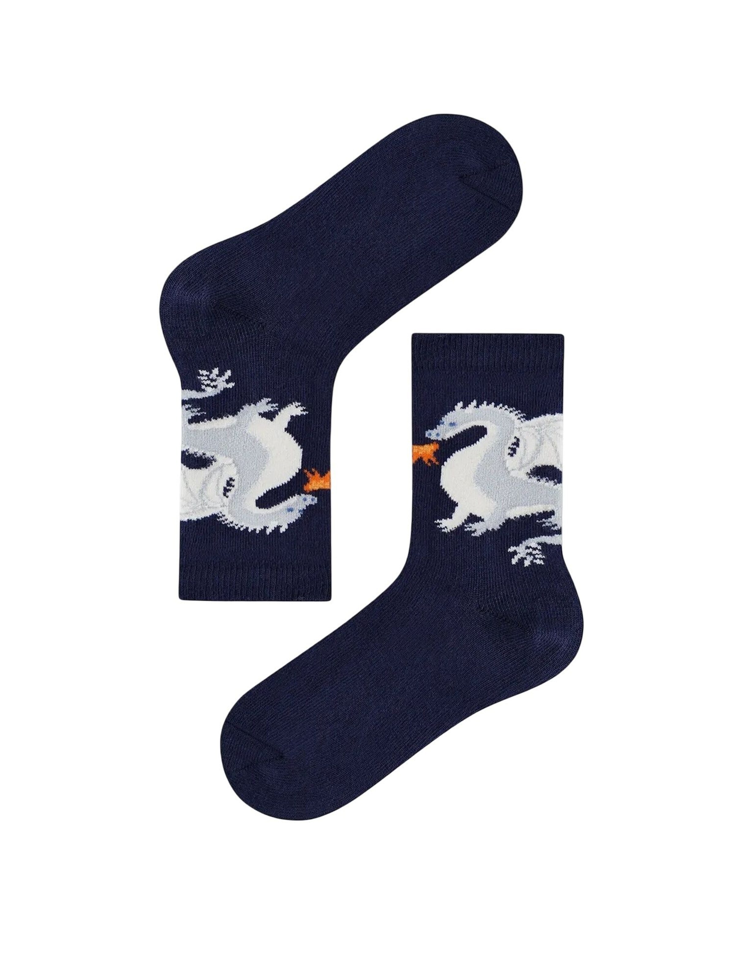 Penti Sokken 'PENTI Mystic Dragons Socken mit Animal-Print 4er-Pack' in Gemengde kleuren