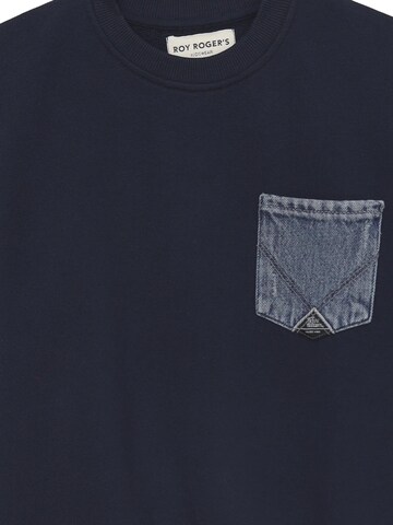 Roy Rogers Sweatshirt 'Pocket' in Blue
