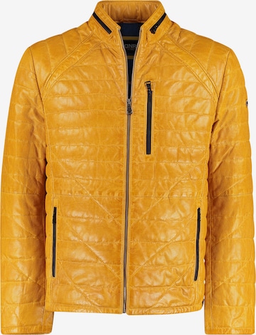 DNR Jackets Between-Season Jacket in Yellow: front